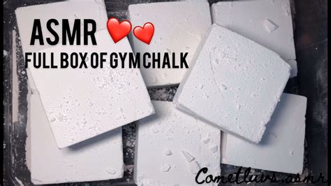 Asmr Satisfying Gym Chalk Crush 8 Blocks Youtube