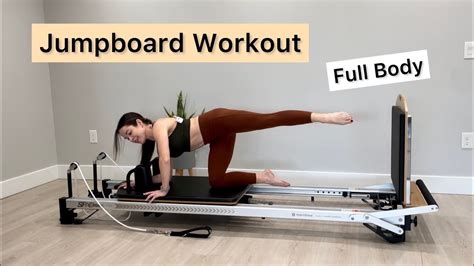 Pilates Reformer Workout Jumpboard Min Full Body Youtube