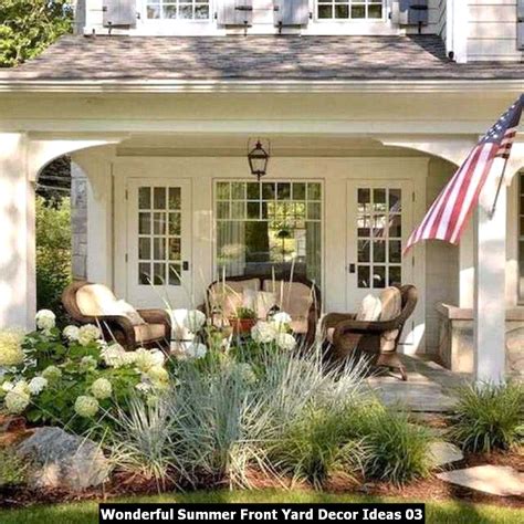 Wonderful Summer Front Yard Decor Ideas Pimphomee