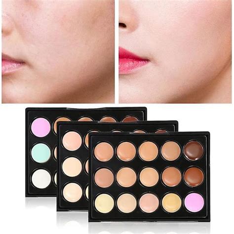 Fond De Teint Base Poudre Palette Anti Cernes Couleurs Kit De