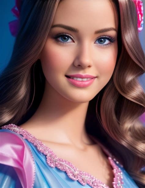 Premium Ai Image Beautiful Barbie Glamorous Realistic And Perfect