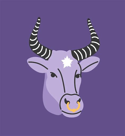 Premium Vector Astrological Zodiac Taurus Sign Vector Concept