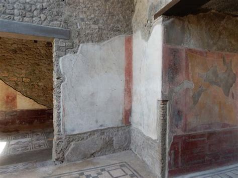 Vii Pompeii September Decorated Flooring In Triclinium On