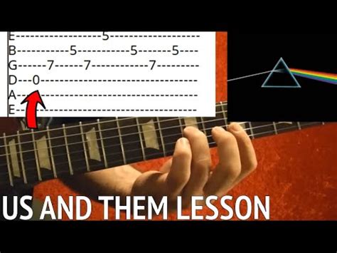 Us And Them Pink Floyd Guitar Lesson With Tabs YouTube