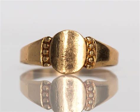 Circa 1880s Victorian 10k Yellow Gold Baby Medal Ring Etsy Pearl