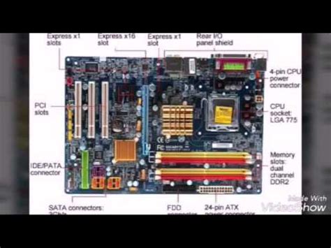 Cpu Parts Diagram