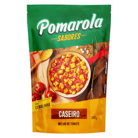 Molho Tomate Pomarola Caseiro Sachê 300g Clube Extra