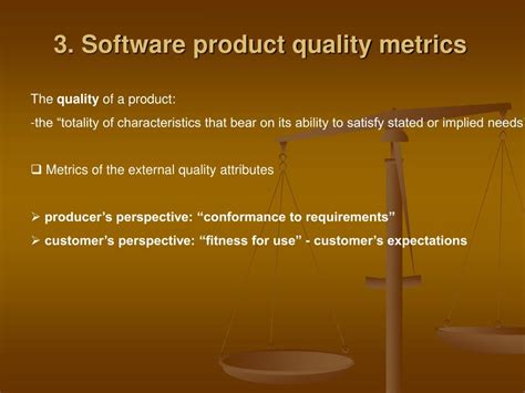 Ppt 3 Software Product Quality Metrics Powerpoint Presentation Free Download Id 492513