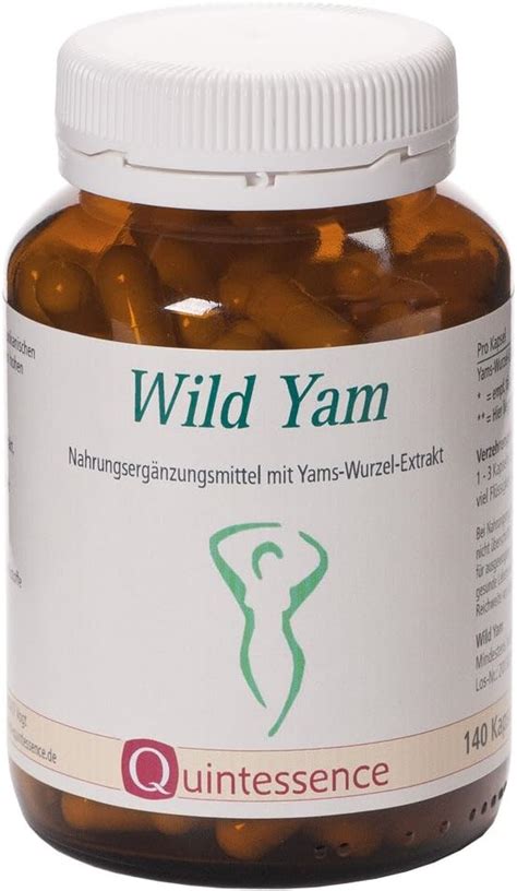 Wild Yam Von Quintessence 140 Kapseln Bei Frauen Ab Dem 40