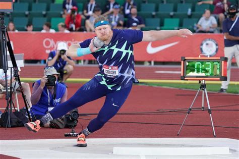 Ryan Crouser throws shot put World Record, Rudy Winkler tosses hammer ...