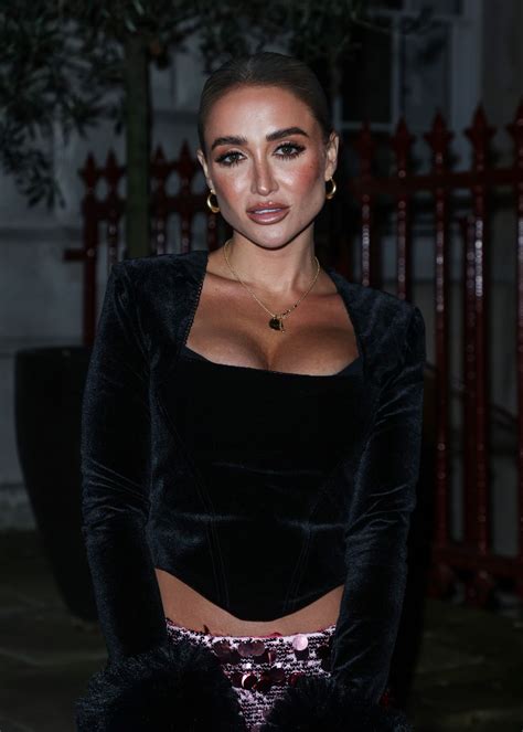 GEORGIA HARRISON Arrives at The House of CB Christmas Party in London
