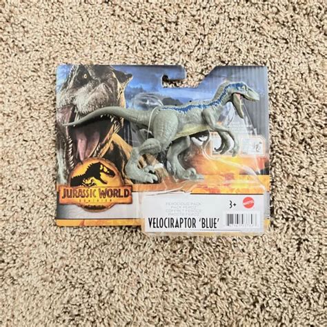 Mattel Jurassic World Dominion Ferocious Pack Velociraptor Blue Dinosaur Toy New £818 Picclick Uk