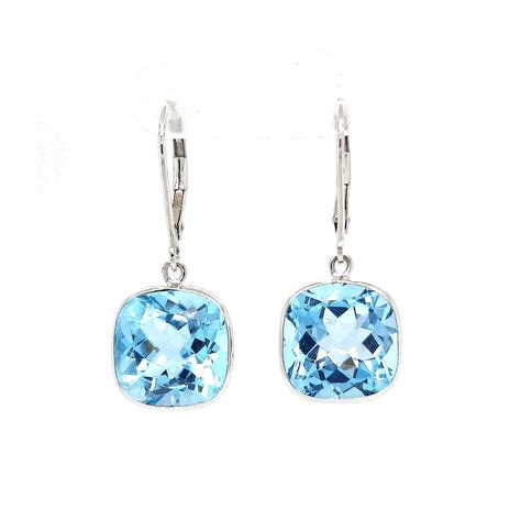 Blue Topaz Earrings - Troy O'Brien Fine Jewellery