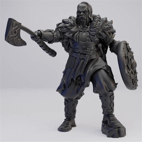Hot Goblin 蛇族バトルマスターA ミニチュア ホットゴブリン 戦斧と盾の勇姿