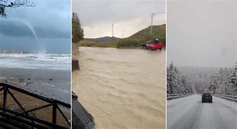 Maltempo Il Ciclone Sullo Jonio Flagella Il Sud Calabria Tra Neve