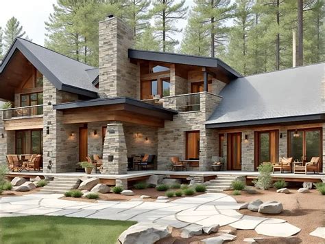 20 Modern Stone House Ideas: Transform Your Home with Contemporary Designs