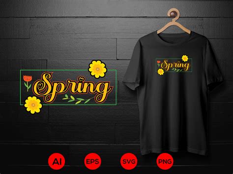 Spring T Shirt Design 06 Graphic By Nishatahmmadbd61 · Creative Fabrica