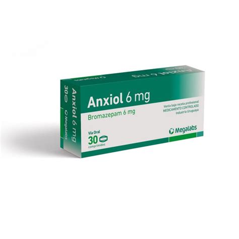 Anxiol 6 Mg X 30 Comprimidos Megalabs