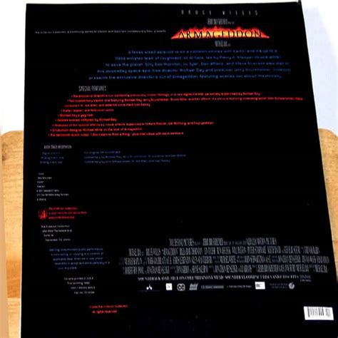 Armageddon Laserdisc Rare Laserdiscs Criterion Laserdiscs