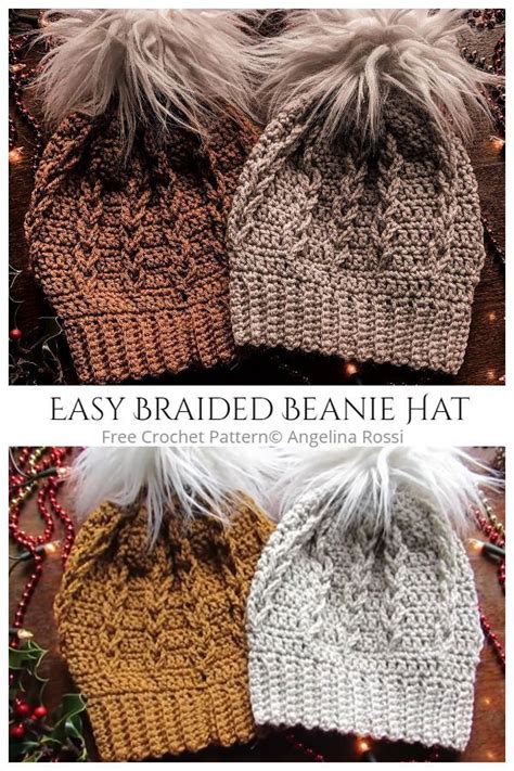 Cable Beanie Hat Free Crochet Patterns Paid Artofit