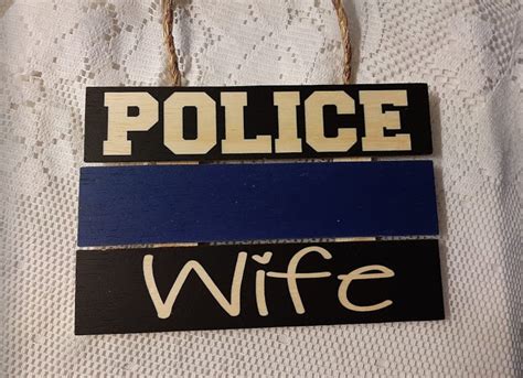 Police Wife Deputy Mom Deputy Wife Deputy Mom Wood Signs Etsy