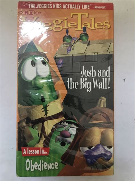 Veggietales Josh And The Big Wall 1999 Vhs