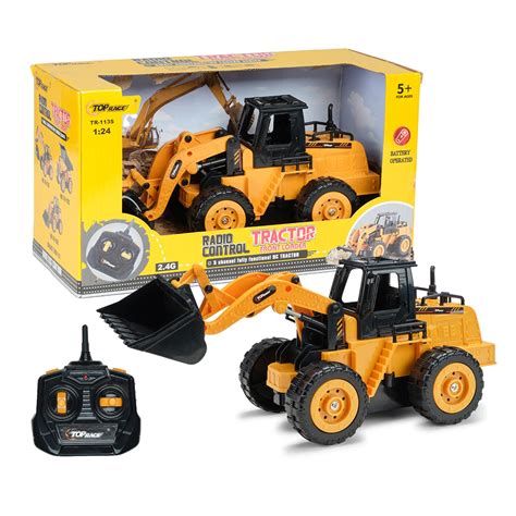 Buy Top Race Remote Control Digger Front Loader Fully Functional Rc