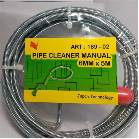 Jual 5 METER PIPE CLEANER ALAT PEMBERSIH SALURAN PIPA AIR WC WASTAFEL