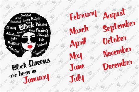 Black Queens Birthday Month Bundle Graphic By Teedesignery · Creative