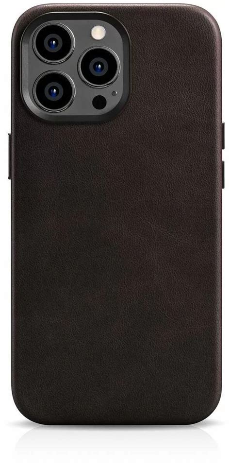 iCarer Oil Wax Premium Leather Case skórzane etui iPhone 14 Pro