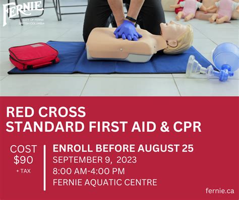 City Of Fernie Standard First Aid And Cpr Course