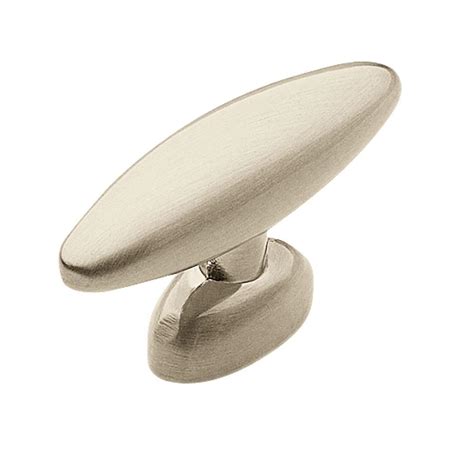 Liberty 1 1 2 In Satin Nickel Concave Round Cabinet Knob P65015c Sn C The Home Depot