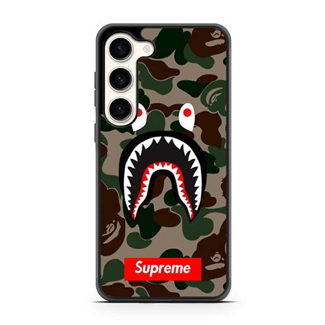 Bape Camo Shark Supreme Samsung Galaxy S23 S23 S23 Ultra S23 FE