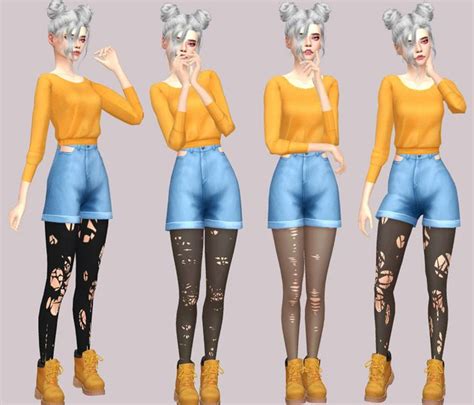 Pin On Sims 4 Girls Clothes Cc