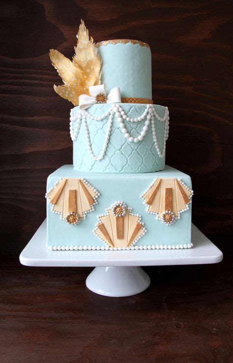 65 Art Deco Cakes Ideas Art Deco Cake Art Deco Wedding Cake Cake Art