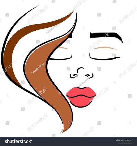 Beauty Symbol Vector Design Suitable Hairdresser Stock Vector Royalty Free 2195572329