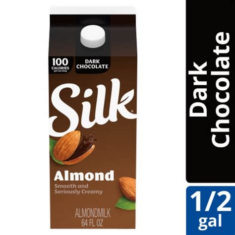 Silk Dark Chocolate Almond Milk, .5 gal - Fry’s Food Stores