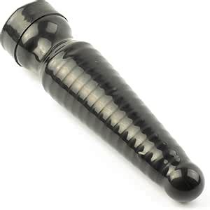 Rubberfashion Latex Anal Dildo Midi Ribbed Anal Butt Dildo For Women