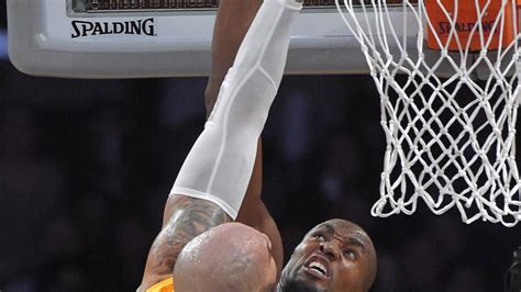 Serge Ibaka Blocks Carlos Boozer At The Rim Does Mutombo Finger Wag