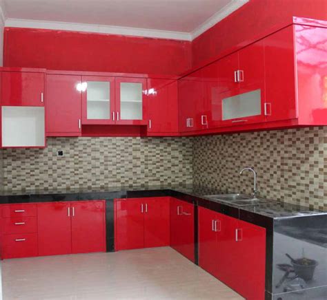 Inspirasi Baru 48 Dapur Minimalis Merah Hitam