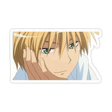 Usui Kaichou Wa Maid Sama Sticker By Neko Maid Sama Anime