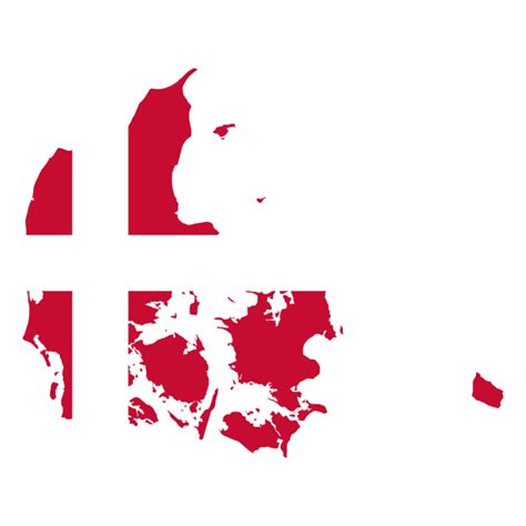 Denmark Map Flag Free Svg