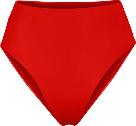 Left On Friday Hi Hi High Waisted Cheeky Bikini Bottom ShopStyle Two Piece Swimsuits