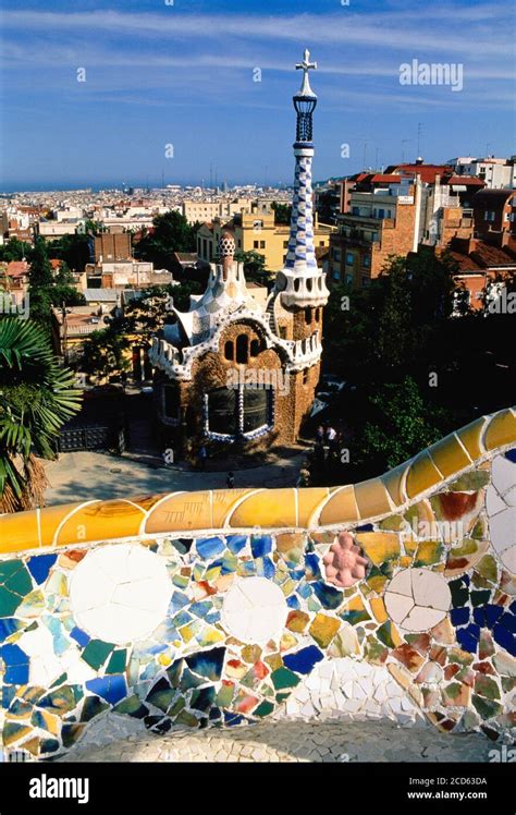 Antoni gaudi park guell hi-res stock photography and images - Alamy