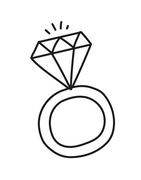 Premium Vector Doodle Style Ring