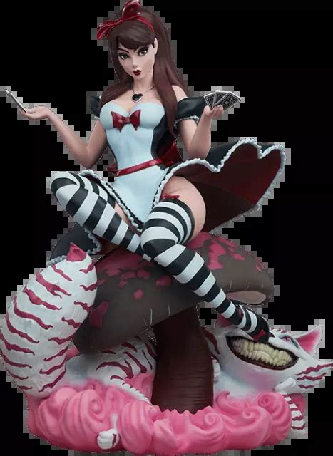 Alice In Wonderland Game Of Hearts Edition J Scott Campbell Sexy Statue