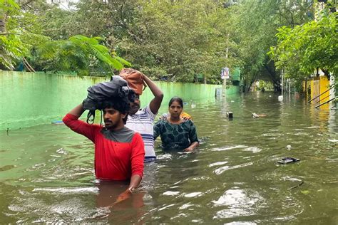 Michaung Causes Widespread Damage In Tamil Nadu And Andhra Pradesh