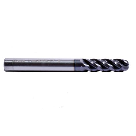 X Flute Ball Nose Solid Carbide End Mill For Titanium Mill