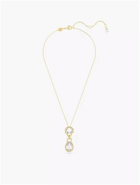 Jual Swarovski Dextera Pendant Mixed Cuts White Gold Tone Plated