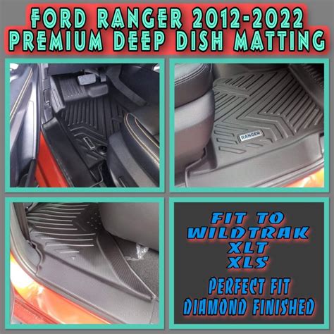 Ford Ranger 2012 2022 Deep Dish Matting Lazada Ph